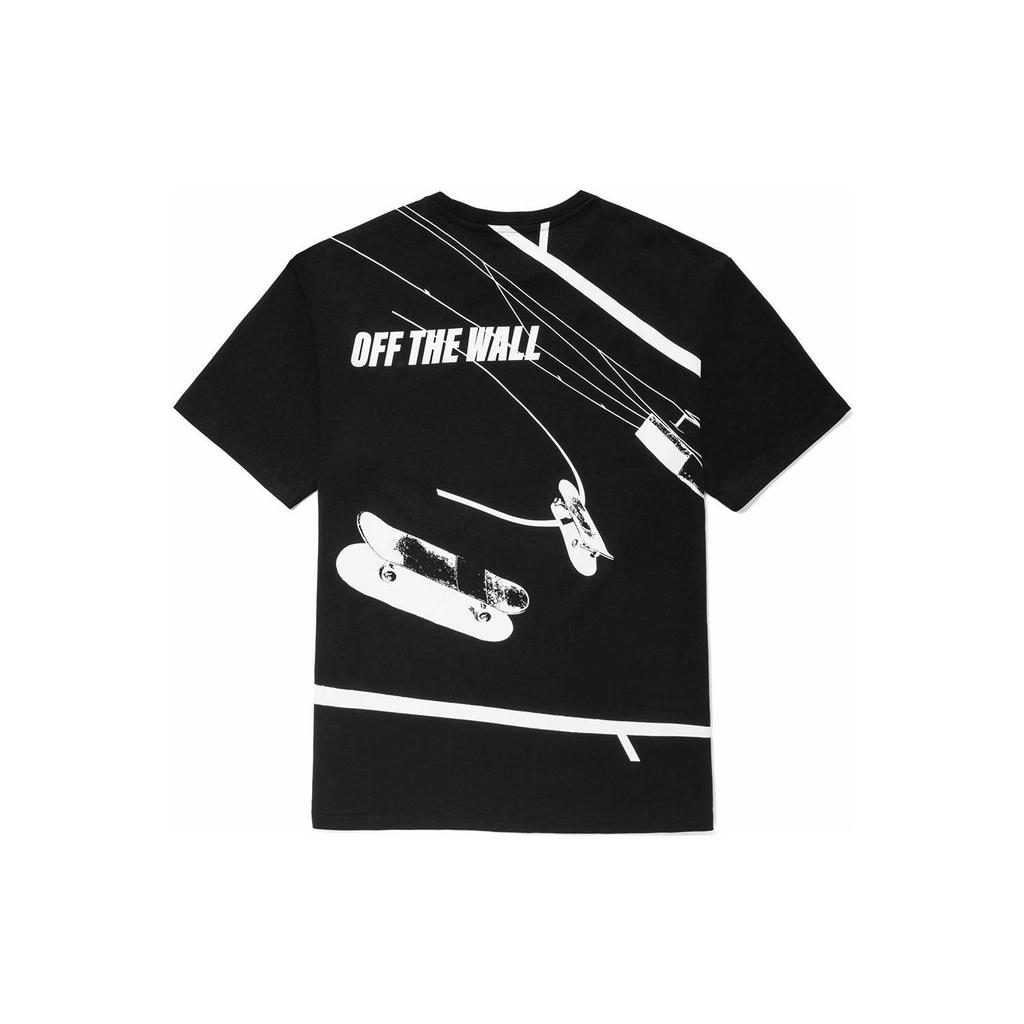 Vans Ss22 Skateboard Print Crew Neck Short Sleeve T-Shirt Men Tops Black VN0A5F2RBLK