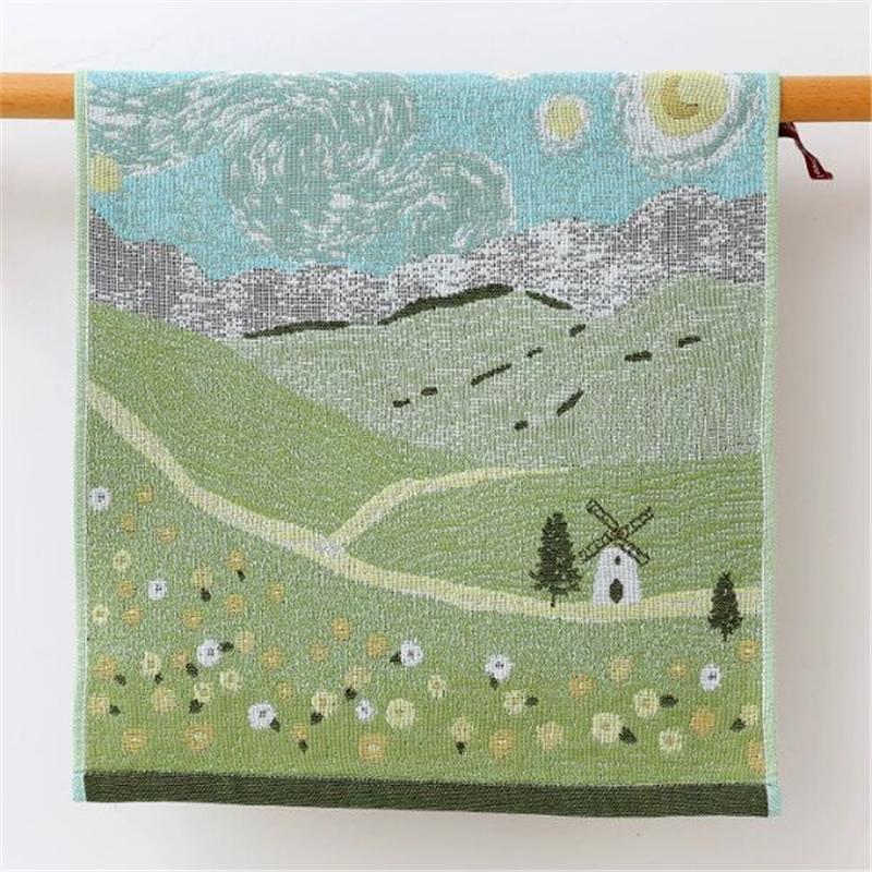 

Cartoon Hand Towels, 3pcs, 35*40 cm, Three-layer Cotton Gauze, for Children Adults, Bathroom, 9 Styles, Delicate 35x40 cm