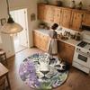 Leopard Pattern Round rug,Carpet Rug for Living Room Bedroom Playroom ,Non-slip Floor Mat,Holiday Gifts and Birthday Gifts.