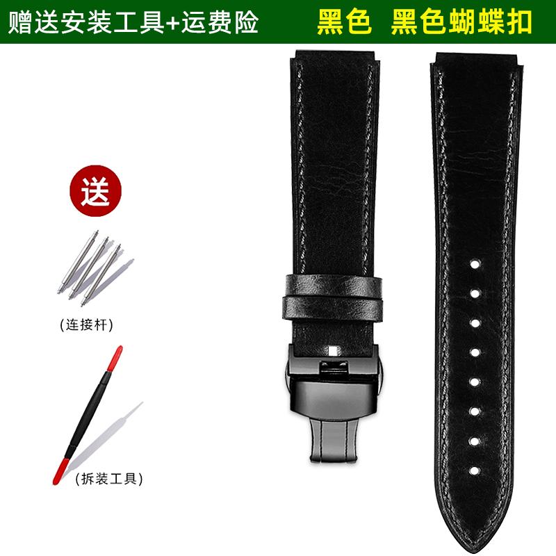 For Casio Farmhouse Oak Watch GA2100/GA2110/GA-B2100 GM2100 Modified Retro Genuine Leather Watch with Men's Leather Chain black