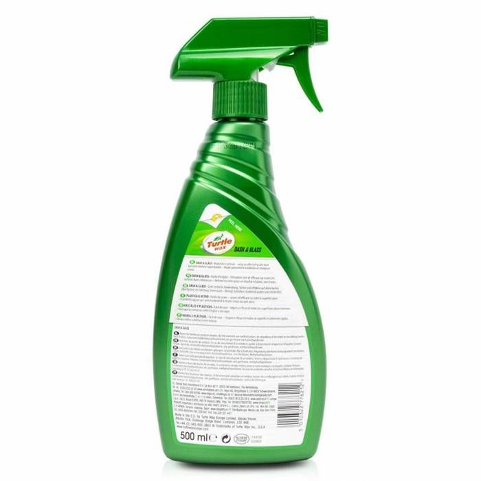 Turtle Wax Dash & Glass Nettoyant Pour Vitres De Voiture Smear Free Dust Free Dash 500ml