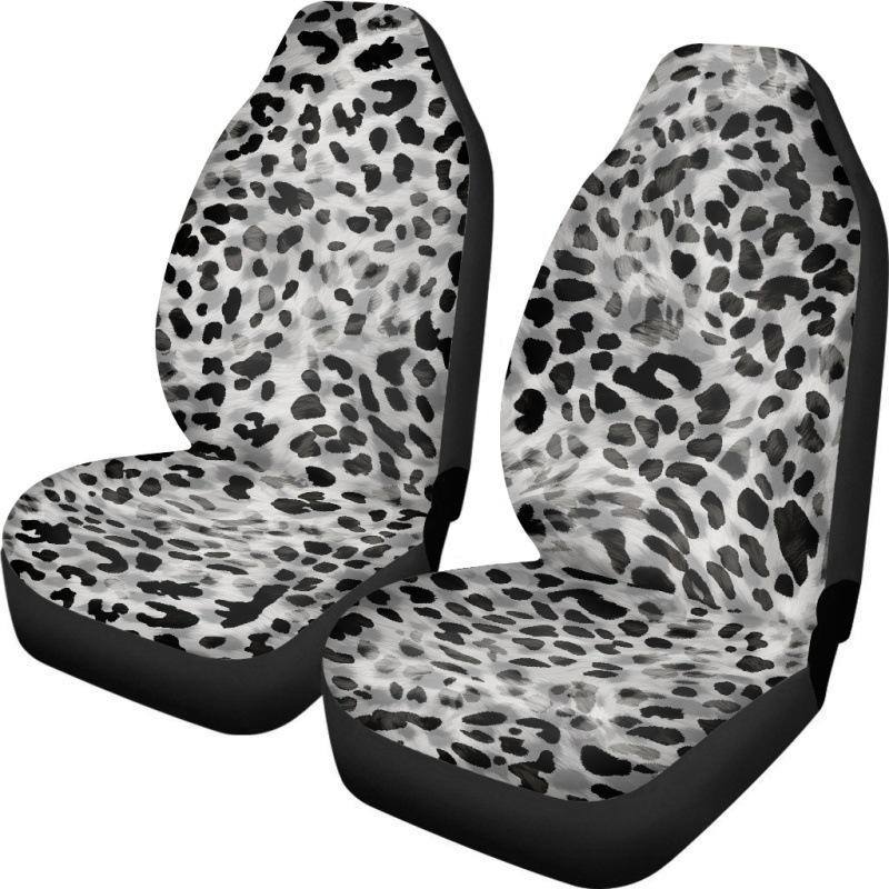 New Car Seat Cushion Universal Four Seasons Car Seat Cover Pink Leopard Print Rose Car Seat Cover