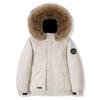 Trendige Winter-Daunenjacke mit Pelzkapuze - Verdickter Skianzug für Damen & Herren