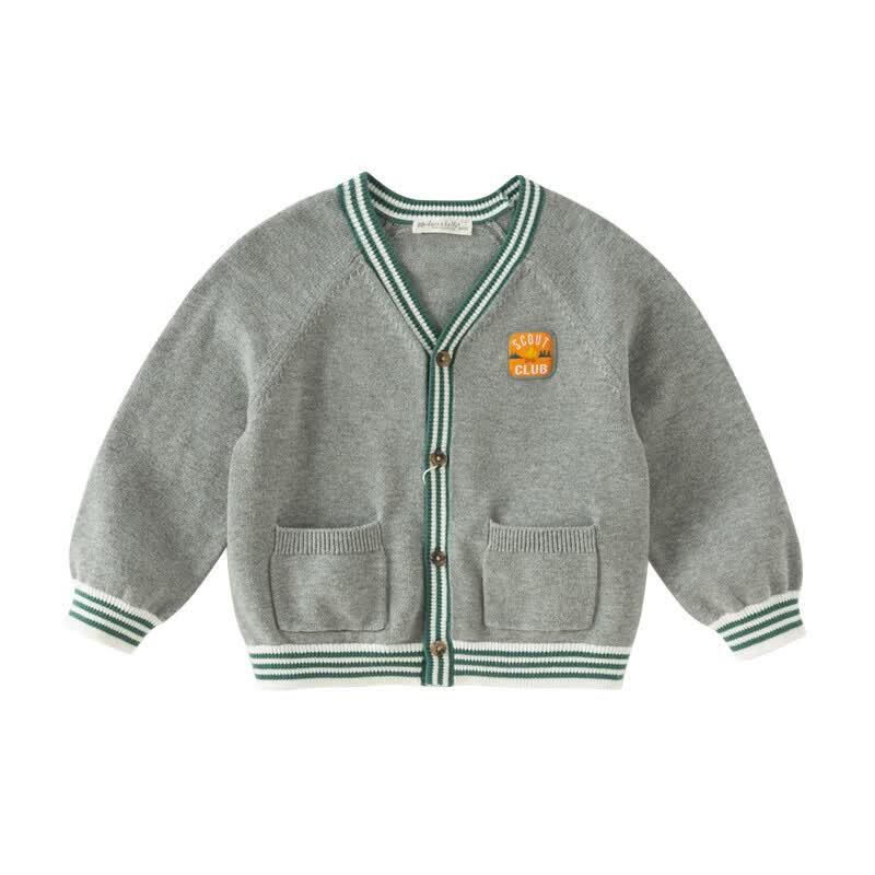 DAVE & BELLA Boys' Knit Cardigan