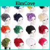 Elegante Turbante/Foulard per Capelli con Grande Fiore per un Comfort Stilistico