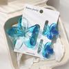 Frangipani Hairpin Beach Vacation Style Bauhinia Flower Updo Shark Hairpin Set