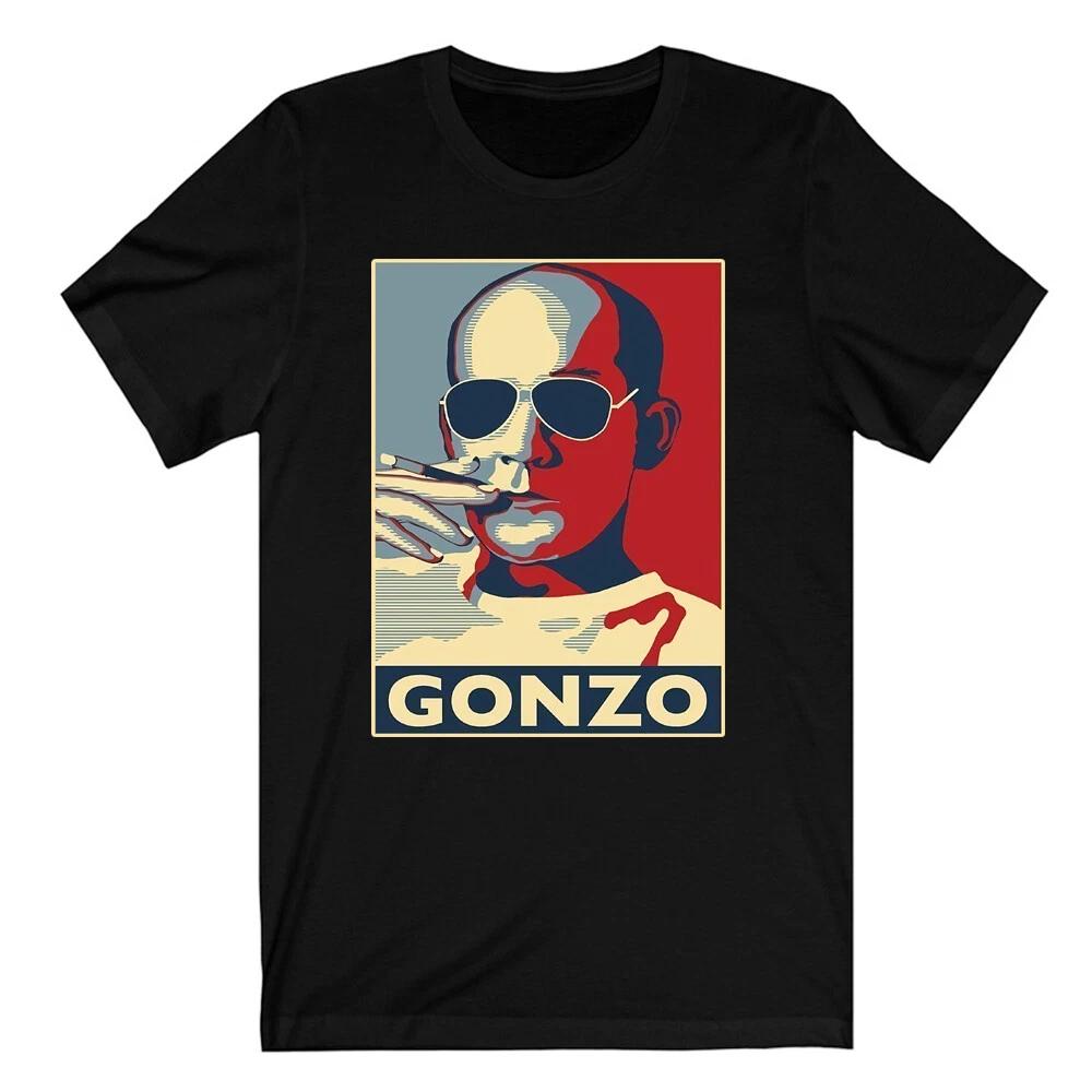 Hunter S Thompson Dr Gonzo Movie Men s Black S to 3XL 2XL
