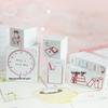 Mu Ran Creative Wooden Stamp Set: Cute Retro Life Apocalypse Theme.
