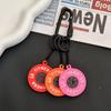 Mini Barbell Plates Key Chain with D-shaped Carabiner Fitness Series Pendant  Gifts