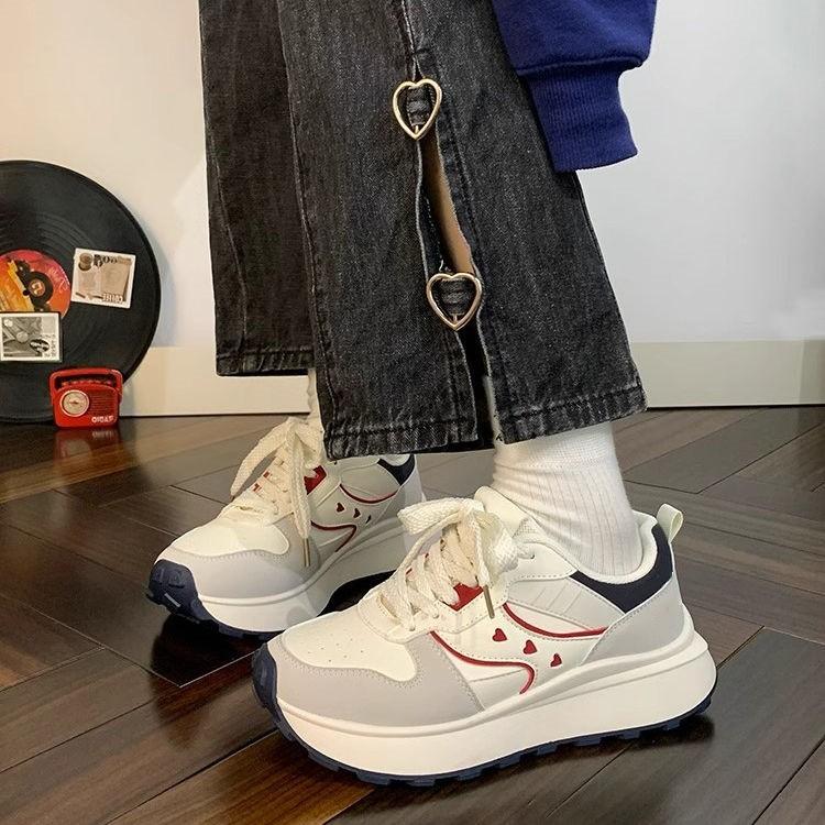 Fashion New 2025Spring Autumn Popular Women's Shoes Versatile Casual Soft Bottom Thick Bottom Summer Vulcanize