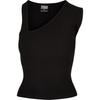 Urban Classics Womens/Ladies Rib Knit Asymmetric Top