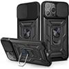 Coque de Protection - PROSHOP - iPhone 13 Pro Max - Rigide - Noir - 2 Verres Trempés