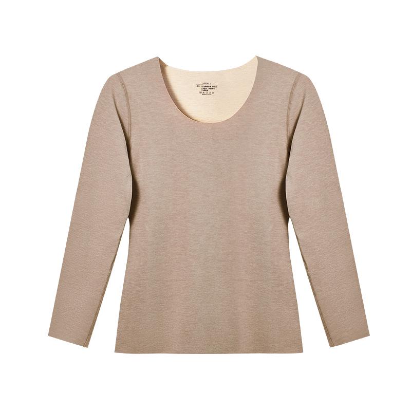 

Женское бесшовное термобелье: Толстый, плюшевый базовый слой для осени и зимы XXL