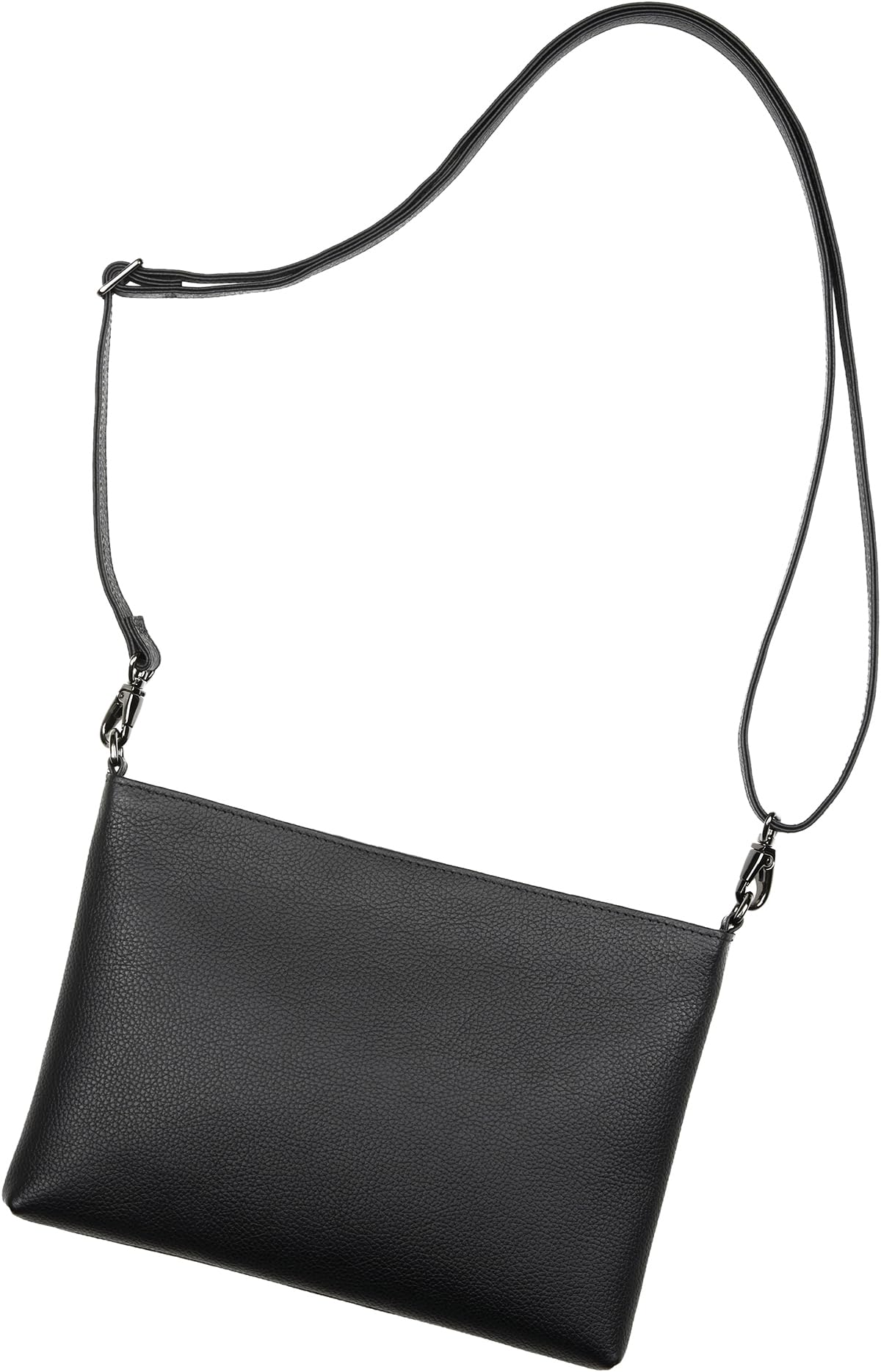 

DIALQUAL Men s 2-Way Genuine Leather Sacoche Clutch Bag, Shoulder Bag, Wedding Bag, Formal Occasions