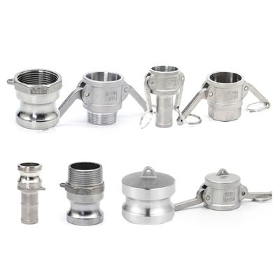 High Pressure Quick Disconnect Pipe Coupling Strong Stainless Steel Fast Connect Fitting Multipurpose for Various Applications