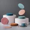 Thickened Round Heat Insulation Pad, Silicone Coaster, Bowl Pad, Round Pot Pad, Anti-scalding and Non-slip Household