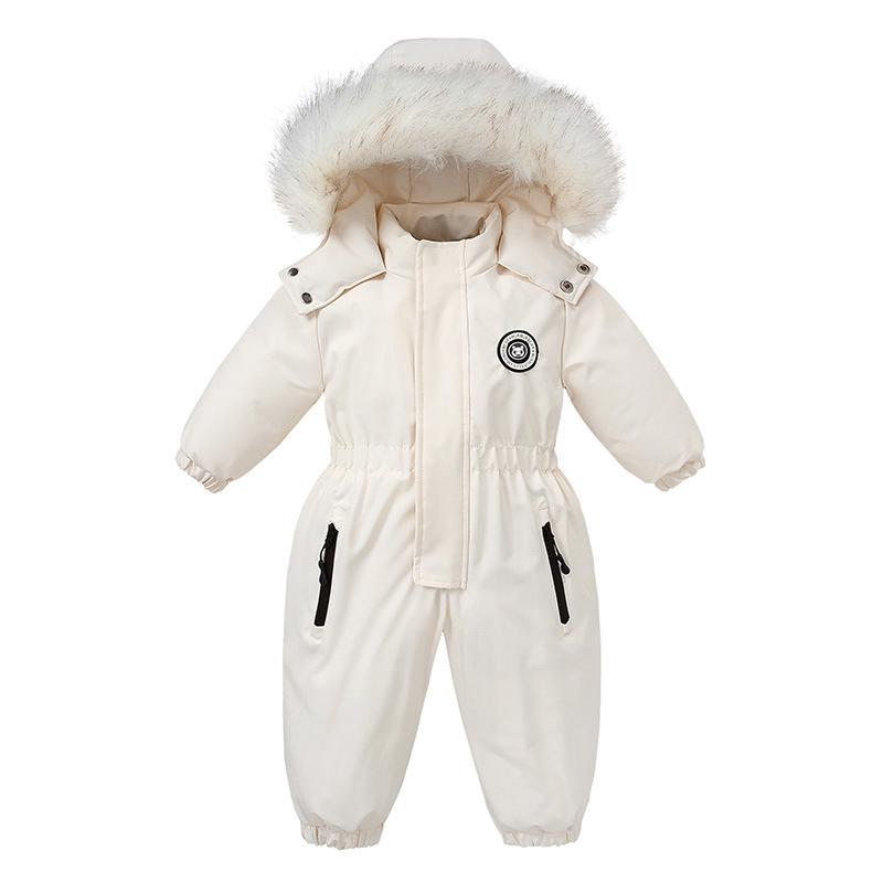 Winter Baby Skianzug Plus Baby Overall Jungen Overalls Warme Kinderkleidung Wasserdichte Kinderkleidung Set 1-4Y