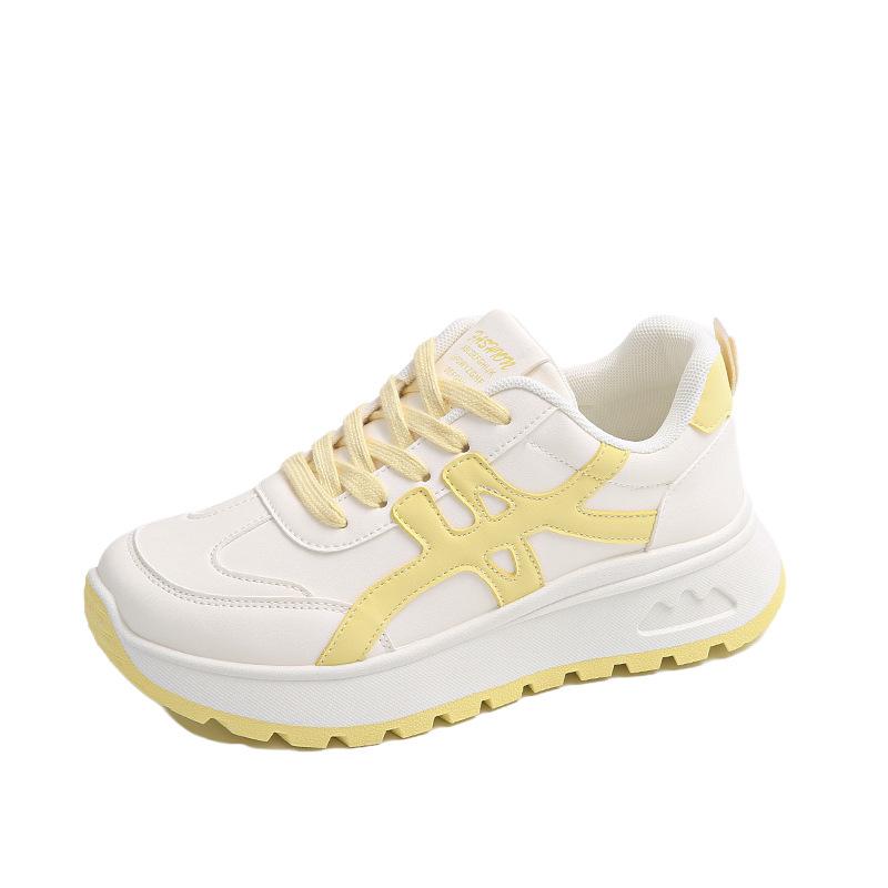 ins new Forrest Gump shoes for women's summer student sports breathable casual shoes with higher thick soles