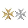 Gold Silver Floral Embroidery Cloth Patches Versatile Use DIY Craft Accessories for Stage Costume Home Textile Decor
