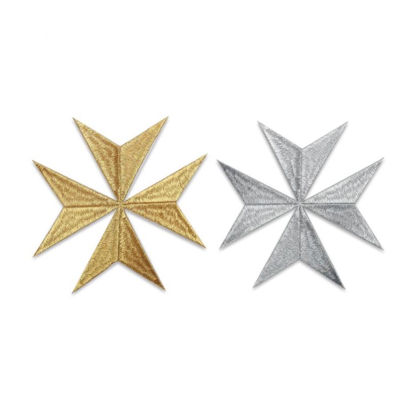 Gold Silver Floral Embroidery Cloth Patches Versatile Use DIY Craft Accessories for Stage Costume Home Textile Decor