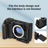 Para Nikon ZR PULUZ Mango de Madera Metal Jaula para Cámara Marco de Expansión (Negro)