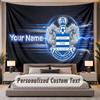 Custom Name Text Tapestry Queens Park Rangers Personalized Polyester Wall Tapestry For Bedroom And Room