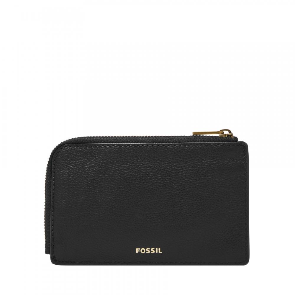 

Женский кожаный чехол для визиток Fossil Jori на молнии