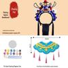 DIY Peking Opera Headband & Hair Accessories Kit for Dragon Boat Festival Team-Building Activity