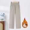 Pants Autumn and Winter High-waisted Straight-leg Trousers, New Middle-aged and Elderly Pants, Long Winter Clothes, Thickened