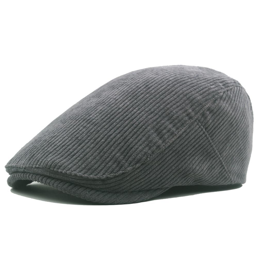 New Beret Corduroy Ivy Cap Hat Painter Hat Advance Cap Solid Color Newsboy Hat Classic Adjustable Vintage Casual Hat For Unisex