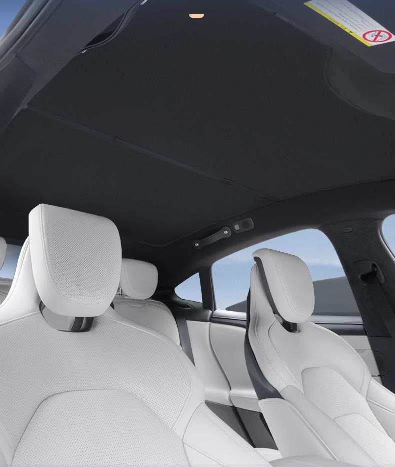 Xiaomi SU7 Sunroof Sun Visor: Sunshade, Heat Insulation, Blackout Curtain for Car Roof.