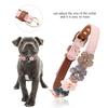 Collare per Animali in Ecopelle con Strass Decorazione Floreale Collare per Cani in Ecopelle Abbigliamento Quotidiano per Animali