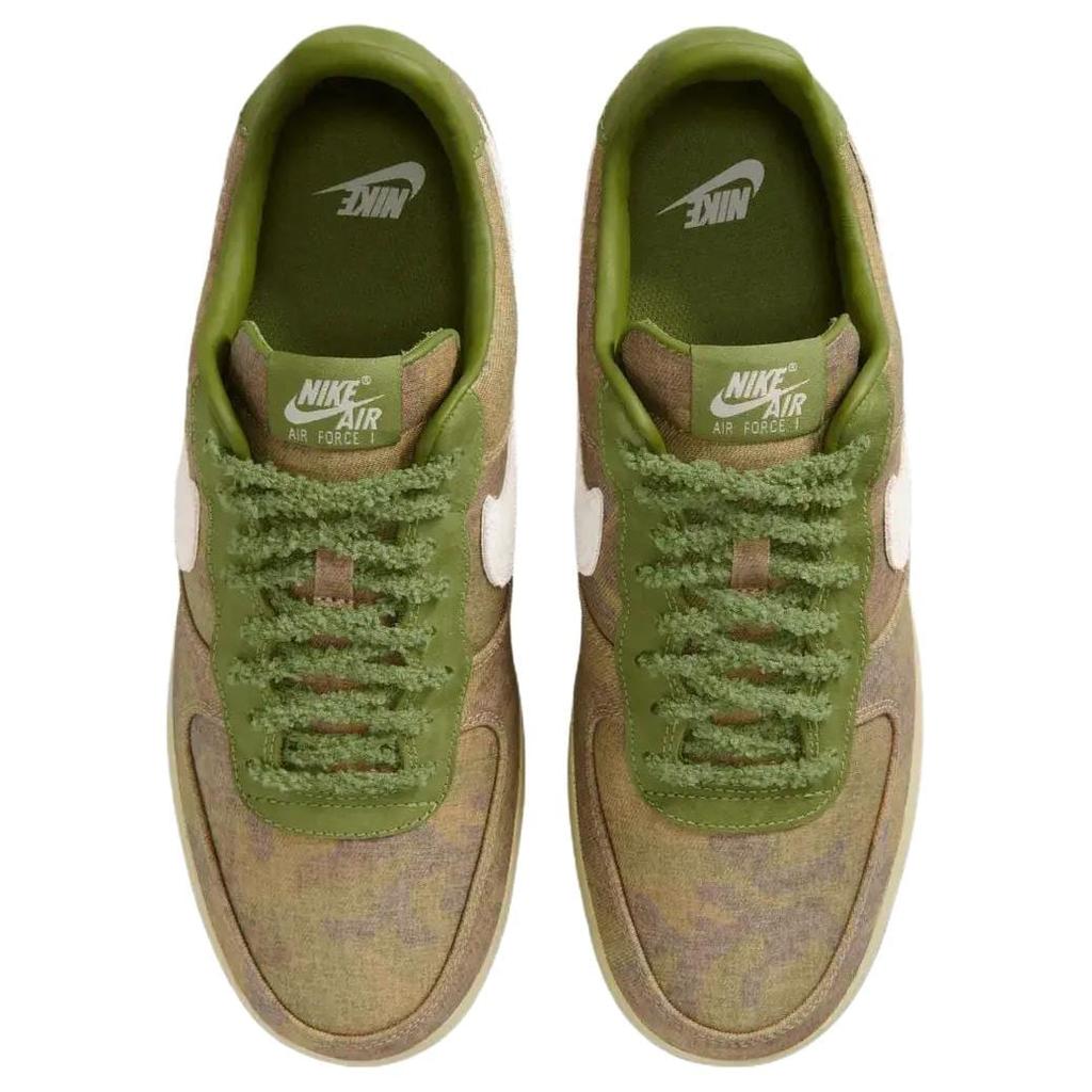 Nike Air Force 1 Priedušné Nízke Skateboardové Topánky Pánske Špargľovo Zelené IO5011-300
