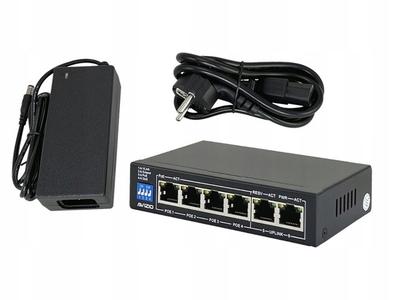 Switch Poe 4Xpoe 2Xuplink 60W 4Poe