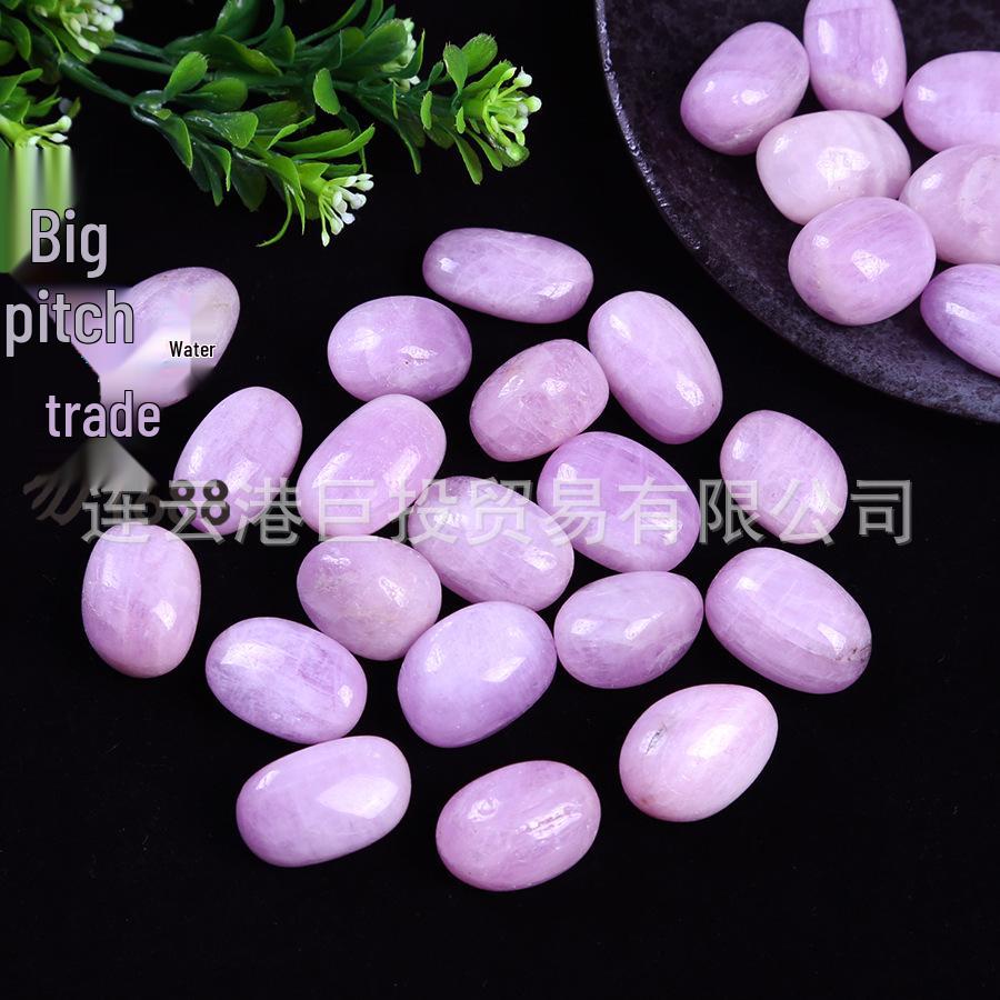 

Natural Purple Kunzite Tumbled Stones for Jewelry, Science, Aromatherapy, and Ore Mining Accessories