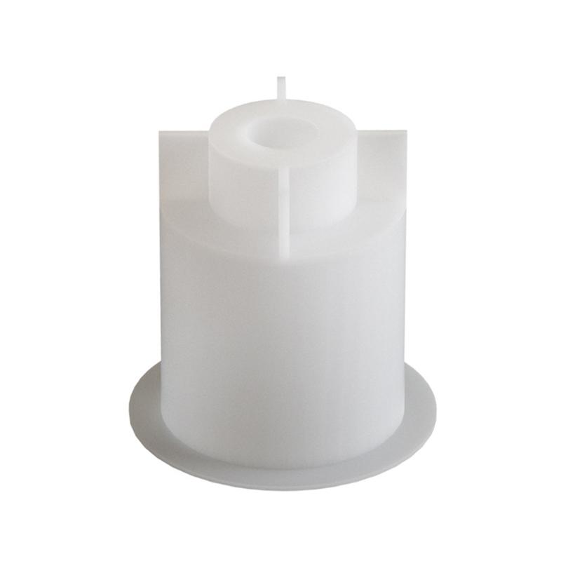 Flexible Silicone Cylinder Candle Holder Mold Perfect For Crafting Distinctive Candlesticks And Scented Ornaments