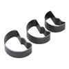 3PCS Moon Shape Cutting Dies Alloy Steel Hollow Leather Hole Punch Cutter for Crafts Making 70mm