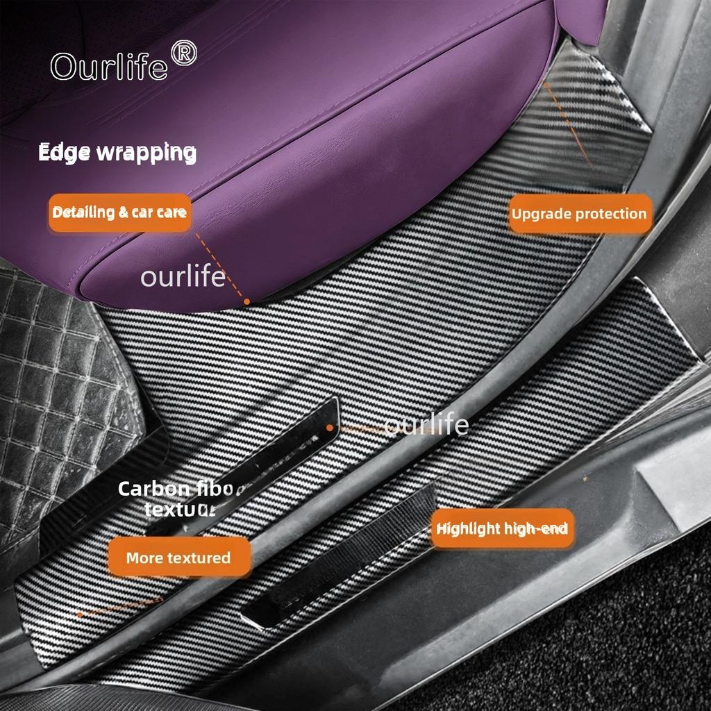 For Mazda EZ-60 EZ60 CX-6e CX6e 2026 2027 ABS steel Car Guard Cover Door Sill Threshold Scuff Plate Welcome Pedal Accessories