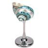 Coupe à Vin Coquillage Unique Élégant Calice Coquillage Verres à Cocktail pour Anniversaire Mariage Anniversaire Fête