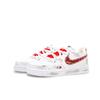 Nike Court Vision Cinnabar Seal Leather Lightweight And Breathable Low top Skateboard Shoes Men's White/Red/Gold DH2987-101(Team646-)