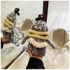 Handmade Crochet Sausage Mouth Phone Bag, Funny Cute Crossbody Purse, Mini Knitted Shoulder Phone Pouch