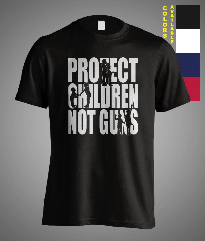 Protect Children Not Guns Enough Is Enough End Gun Violence Awareness T-Shirt XS