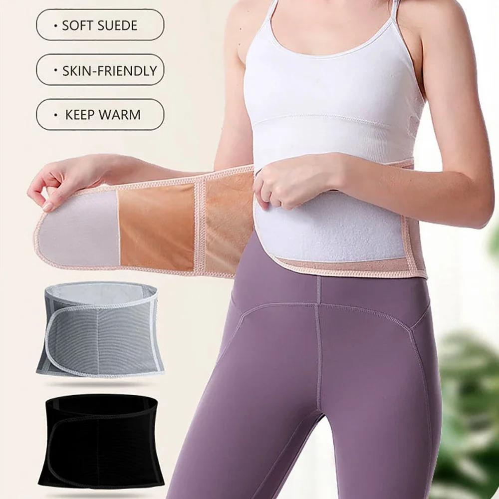 Horúci výpredaj Zimný hrejivý tepelný plyšový pás Teplejší bedrový opasok Útulný hrejivý chránič brucha Obväz na brucho