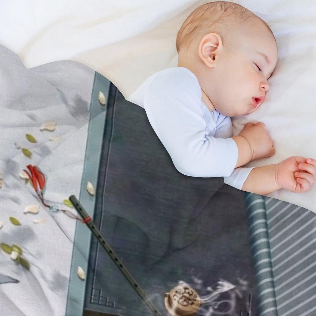 Wangxian In Gusu Lan Throw Blanket Luxury Throw Loose Hairys Plaid Blankets