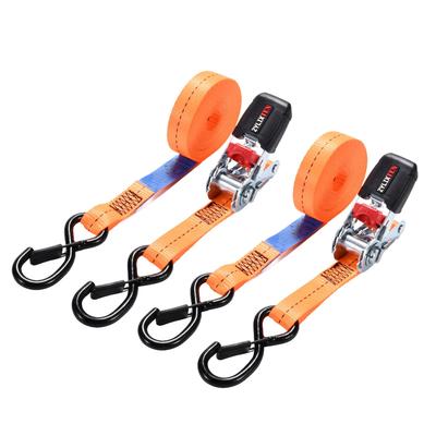 Cargo Straps for Moving and Secured with Zinc Ratchet Cable Convenient Cargo Lashing Cargo Securing Total 800 Set of 2 Cm X 5 Ratchet-style Tie-down