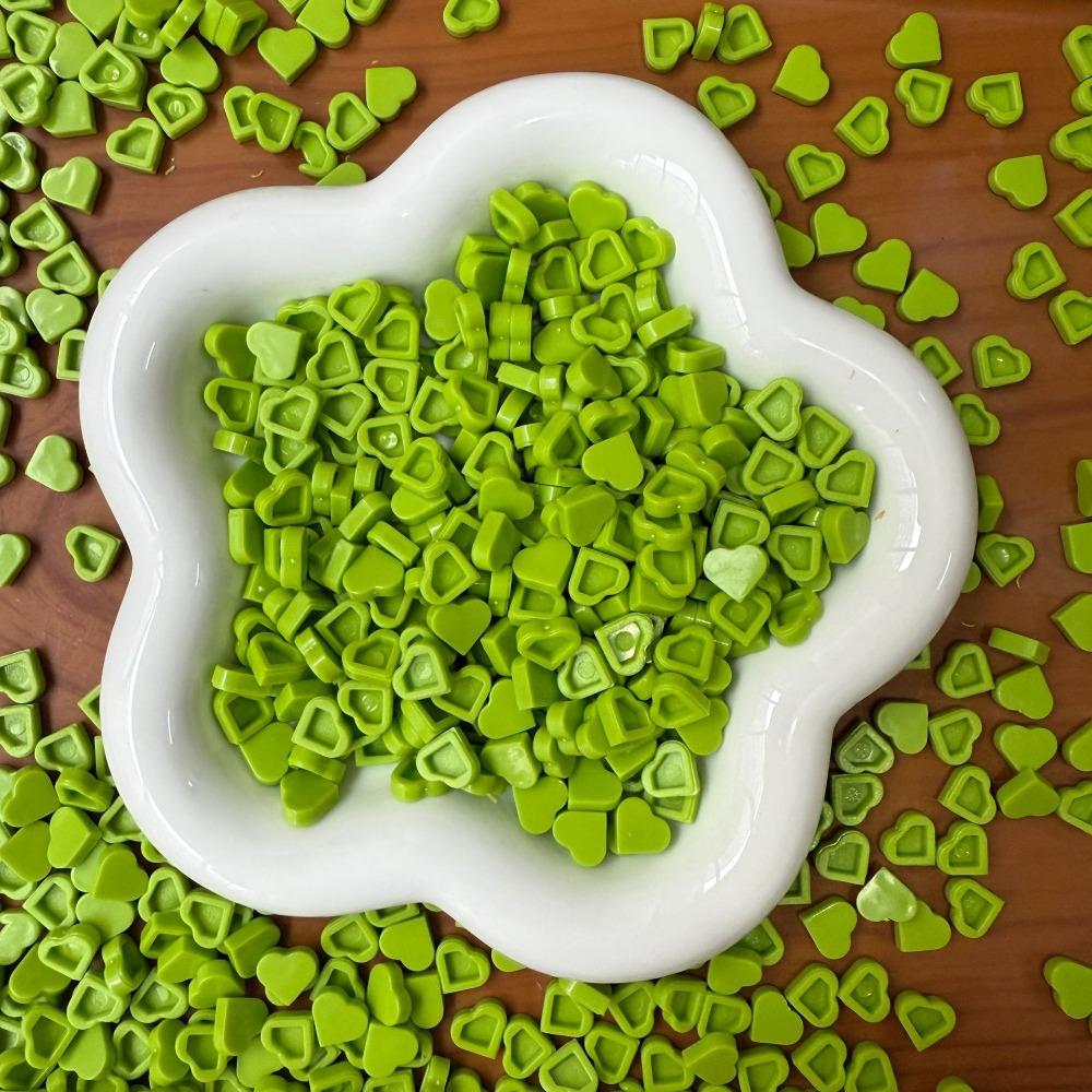 100g Crunchy Heart Brick Particles Slime Fillers Stuffing Building Blocks Kids Adult