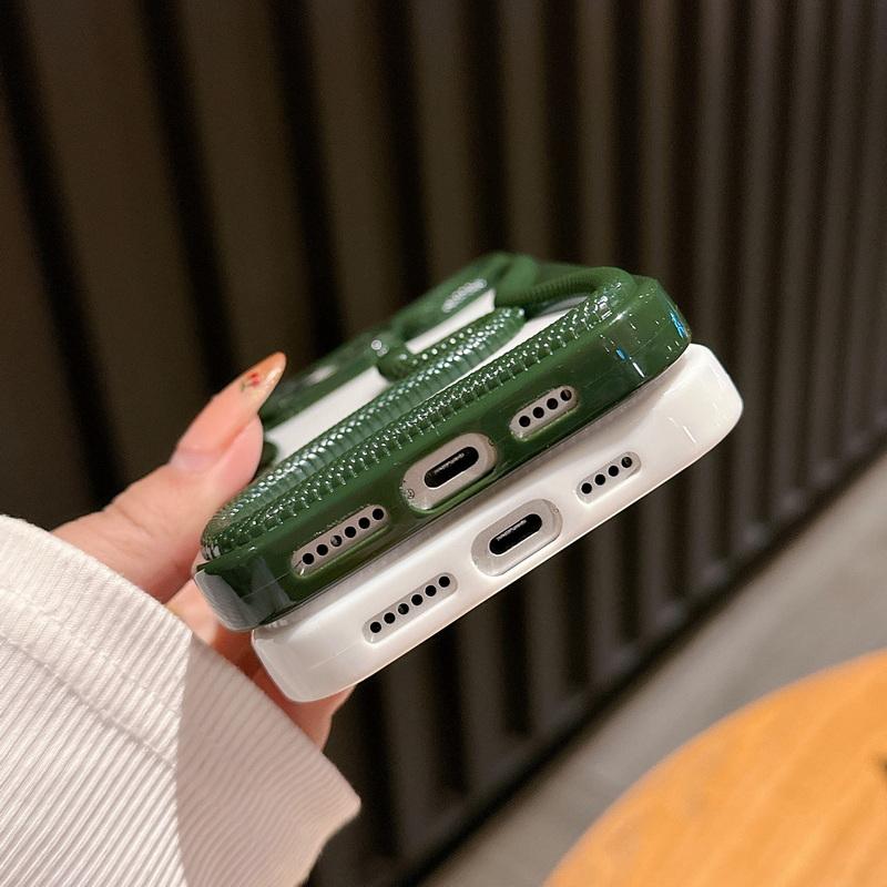 Überzug 3D Schlangenform Mode Hohl Hülle für iPhone 16 Pro Max 15 Pro 14 Plus 13 12 11 Stoßfeste weiche Silikon-Telefonabdeckung