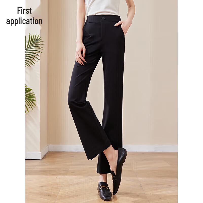 Chushen Women s High-Waist Flared Suit Pants XL