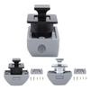 RV Push Cabinet Lock Metal Push Button Keyless Cupboard Drawer Compartment Latch Lock Catch for Cara