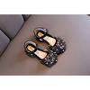 Girls’ Single Shoes Spring/Autumn New Arrival Pearl Rhinestone Bow Small/Middle Child Dance Shoes Performance Shoes Semi-open Shoes